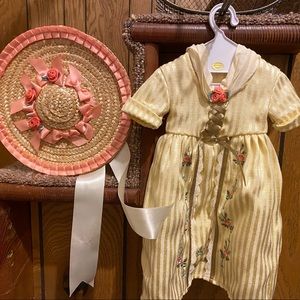 Felicity Merriman TEA GOWN and HAT American Girl Doll